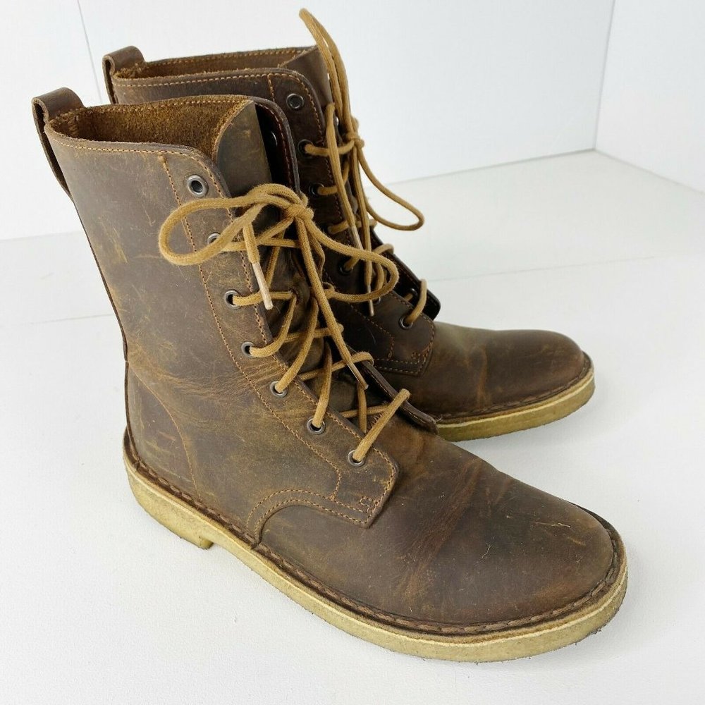 Clarks Desert Mali Brown Leather Chukka Boots